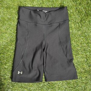 Under armour black compression shorts
